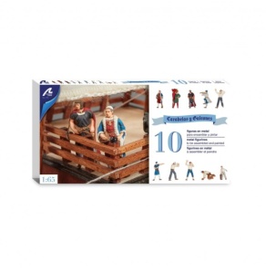 Set de 10 figurine din metal pentru caravelă și galion - Artesania Latina - Img 2