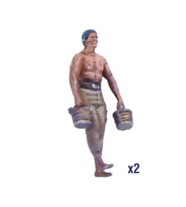 Set de 19 figurine de metal pentru nave: Marinari (1700-1815) - Artesania Latina - Img 4