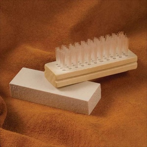 Set de curatare si restaurare Fiebing's Suede & Nubuck Cleaner pentru piele intoarsa si nabuc, cu baton de curatare - Img 3