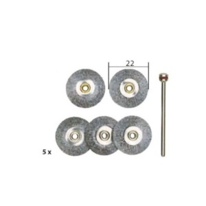 Set discuri din otel inoxidabil, 22mm, Proxxon 28956 - Img 4