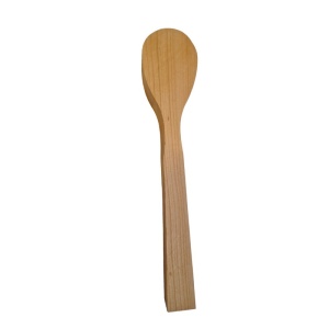 Set lingura subtire si spatula de cioplit din lemn de cires - Img 3