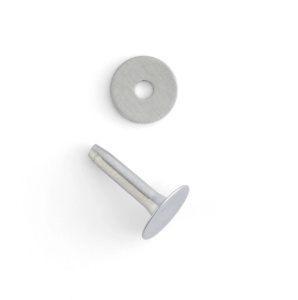 Set nituri cu saibe finisaj aluminiu pentru pielarie Tandy Leather, 13 mm