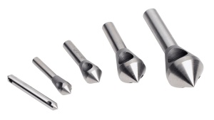 Set zencuitoare si debavuratoare 90° HSS, Wabeco