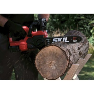 SKIL 0534 AA Fierastrau electric (drujba) Brushless, viteza 7.9 m/s, lama 30 cm, Accu 4 Ah si incarcator - Img 5