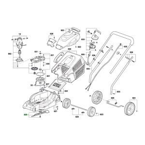 SKIL 2610Z05602 cutit de schimb pentru masina de tuns iarba SKIL 0713 - Img 2