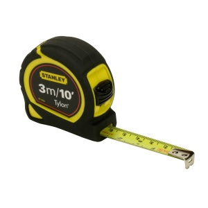 Stanley 0-30-686, ruleta Tylon 3m, 10 Ft, metric-inch, protectie din cauciuc, anti-alunecare, 3mx13mm, blister - Img 3