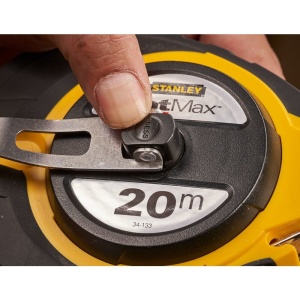 Stanley 0-34-133, ruleta fatmax inchisa 20m, cu banda din fibra de otel, carabina cu agatatoare, angrenaj de multiplicare, 20m x 10mm, blister - Img 3