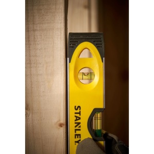 Stanley 0-43-511, nivela torpedo, din aluminiu, 23 cm, 3 fiole blister - Img 8
