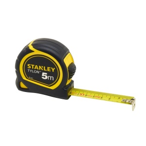 Stanley 1-30-697, ruleta Tylon 5m, tru-zero, protectie din cauciuc, anti-alunecare, 5m x 19mm - Img 3