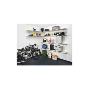 Suport simplu raft pe sina Dolle Single Slot 400mm, pentru rafturi modulare - Img 2