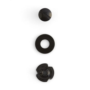 Surub cu piulita negru, set 4 buc. Tandy Leather - Img 4