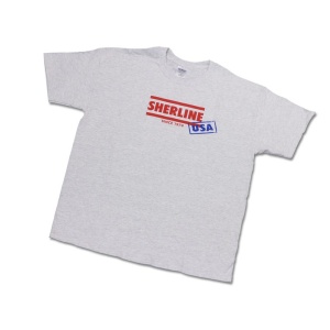 Tricou gri pentru barbati, Sherline - Img 2