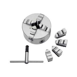 Universal strung din otel cu patru bacuri 125mm, Wabeco