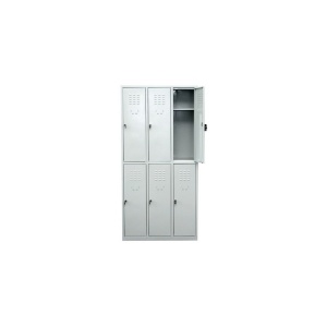 Vestiar metalic cusetat 3x2 cusete "MAXI",889x450x1800 mm - Img 6