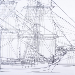 1032 Planuri constructie navomodel Amati HMS Bounty - Img 2