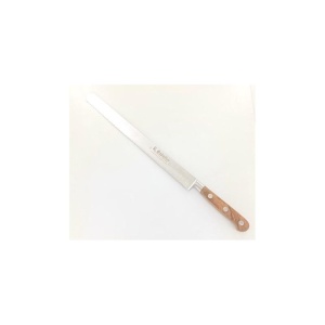 1110JA30OLdents Cutit de sunca zimtat, olive, lungime 30cm, maner din lemn de maslin, Sabatier Authentique - Img 2
