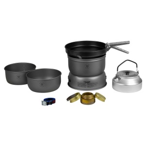 150254 25-4 HA Set serie 25 din ALUMINIU ANODIZAT, pentru gatit in camping, Trangia