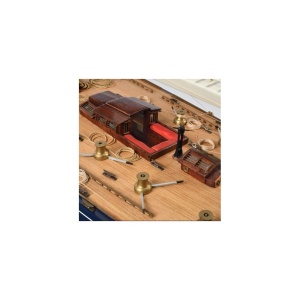 1700/85 ENDEAVOUR-J Class Yacht, Goeleta - 1934 - UK Challenger, Scara 1:50, Navomodel Amati, Carena din lemn - Img 7