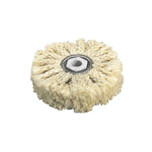 2098000 Disc lustruire/polisare din sisal, diam 85mm, ax, diam 10mm, Wolfcraft