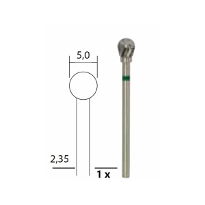 28760 Freza sferica din Tungsten-Carbid , Proxxon - Img 4