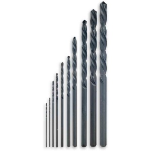 28874 Set 10 burghie HSS, DIN 338, 0.3 - 3.2mm, Proxxon