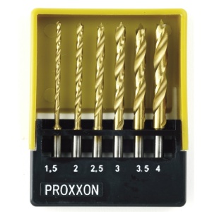 28876 Set burghie HSS cu pin pentru centrare, Proxxon - Img 4