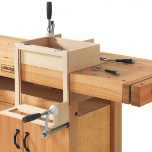 Banc de lucru pentru tamplarie PROFI SCANDI PLUS 1425 + dulap SM07, Sjobergs - Img 19