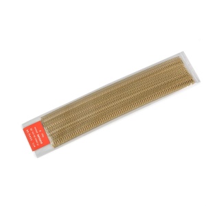 Banda decorativa din alama pt navomodele / hobby, 12 x 250mm, Amati Italia - Img 2