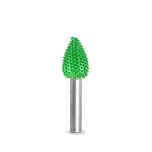 Biax sculptura lemn SABURR - Cap forma flacara 1/2" X 3/4"