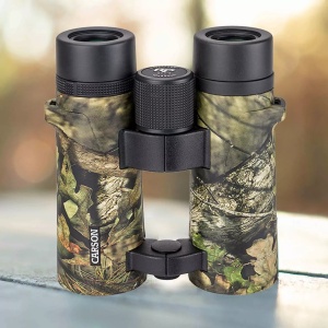 Binoclu Carson Mossy Oak HD rezistent la apa seria RD 10 x 42mm, pentru vanatoare si drumetie cu optica multistrat - Img 5