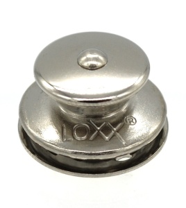 Buton superior nichelat pentru sisteme de fixare LOXX