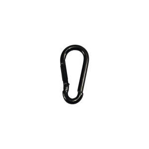 Carabinieră simplă Posamo 80x8 mm, oțel zincat negru