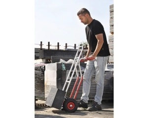 Carucior transport cu platforma Cargo Point max. 150kg, H 1190mm, din aluminiu - Img 4
