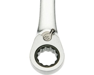 Cheie combinată reversibilă WGB 8 mm, crom-vanadiu - Img 4