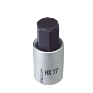 Cheie HEX 17mm, Proxxon 23471, 55mm, prindere 1/2" - Img 3
