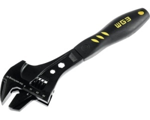 Cheie reglabilă cu mâner ergonomic WGB 10" 250 mm, crom-vanadiu - Img 3