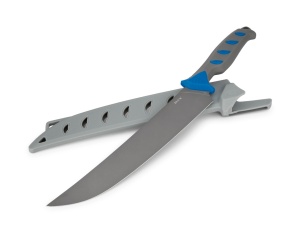Cutit de filetat Buck 149 Hookset Breaker 0149BLS-B, lama 25.4 cm, maner gri-albastru, teaca inclusa - Img 3