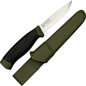 Cutit outdoor Morakniv Companion HeavyDuty C Green, otel carbon , teaca inclusa - Img 6