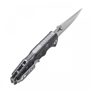Cutit pliabil SOG Salute Mini Bead Blasted FF1001-CP, lama 8Cr13MoV, Lockback, maner G10, EDC Tactical Folder - Img 4