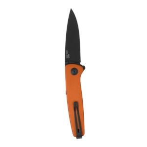 Cutit pliabil SOG Twitch III Burnt Orange 11-15-05-43, lama Drop Point D2, deschidere asistata S.A.T., maner aluminiu portocaliu, EDC Premium - Img 2