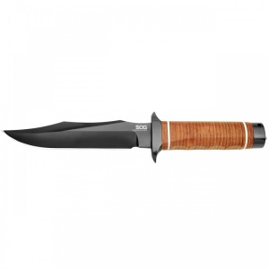 Cutit tactic SOG Super SOG Bowie, otel AUS-8, lama 191 mm - Img 2