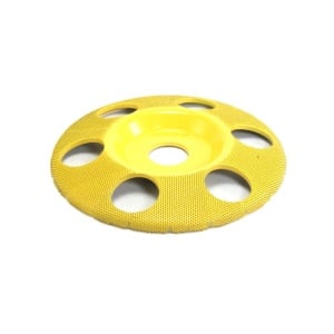 Disc sculptura lemn SABURR - 5" PLAT CU GAURI VENTILARE. - Img 2