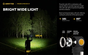 F06702C Wizard C2 Pro Max LR - lumina alba, Armytek - Img 13