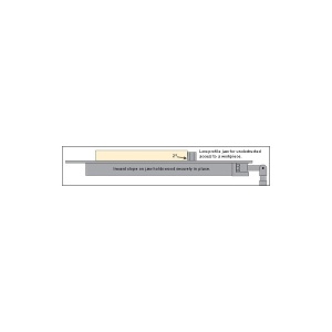 Falca pivotanta pentru menghina inserabila banc de lucru tamplarie Veritas Tools - Img 8