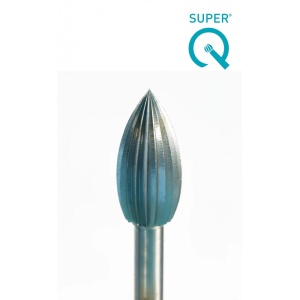 Freza stil flacara G (f) SUPER Q, 6 buc, pentru bijutieri, Niqua