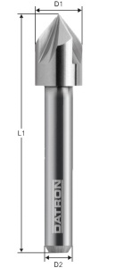 Freza tesire 3 caneluri, 8.0x6mm, 0068480A, Datron - Img 3