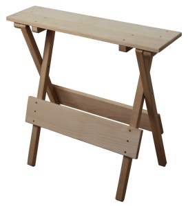 Masă de lucru portabilă, Pinie