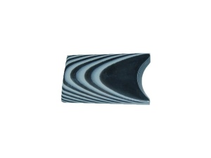 Material compozit pentru maner cutit G10 - 8 mm, Black/Grey 2/2