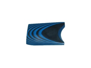 Material compozit pentru maner cutit G10 - 9.5 mm, Black/Blue 2/2