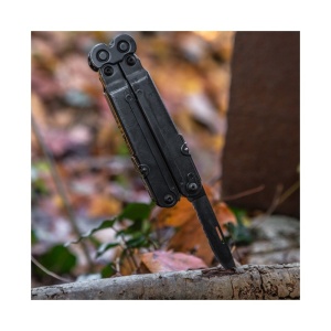 Multitool SOG PowerLock EOD V-Cutter Black Oxide cu husa din nylon, 18 functii, Compound Leverage - Img 10
